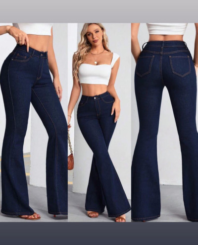 Lacivert İspanyol Jean